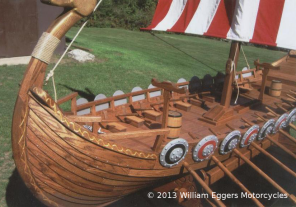 Bill Eggers: Gokstad Viking Ship Closeup